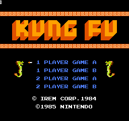 Kung Fu Title Screen